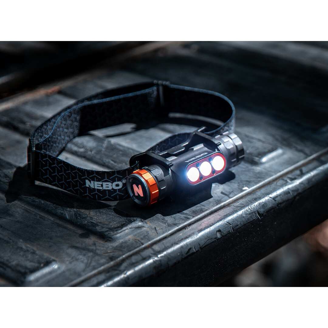 Nebo Transcend 1500 Lumen Stirnlampe Wiederaufladbar