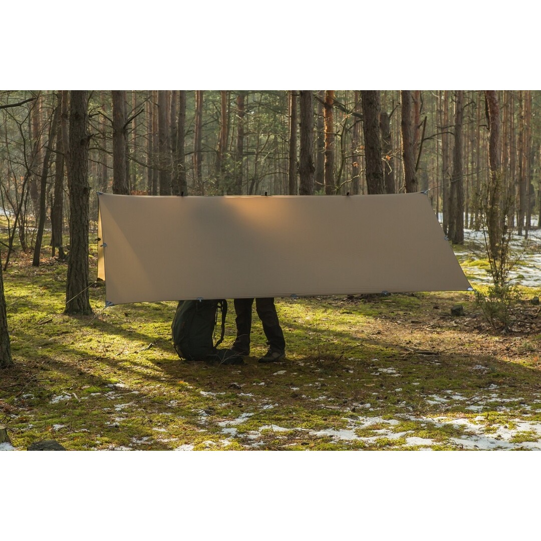 Lesovik GROZA Ultralight 3×3 Tarp Kangaroo Brown