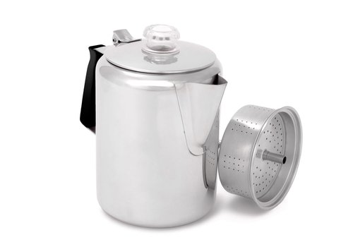 GSI Outdoors Glacier Stainless Percolator 9 cup