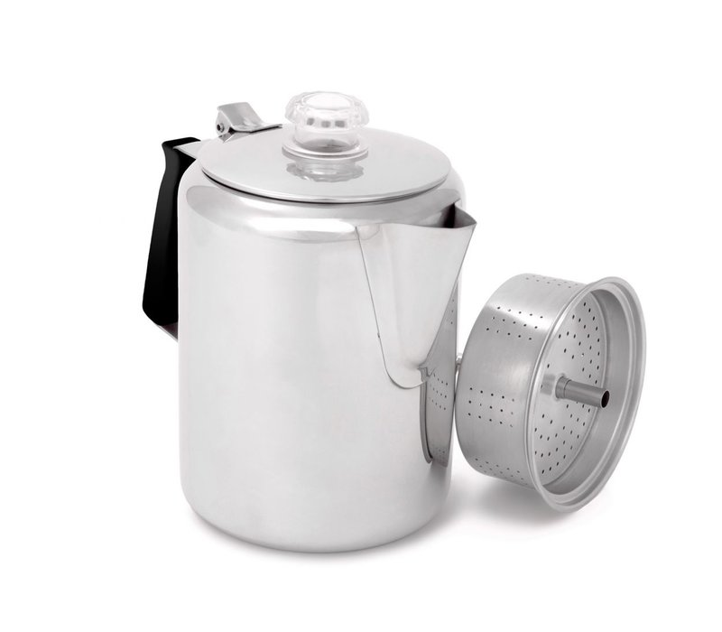 GSI Outdoors Glacier Stainless Percolator 9 cup