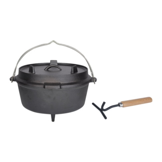 Fancy Flames Esschert Design 6.5L 12 Inch Cast Iron Dutch Oven