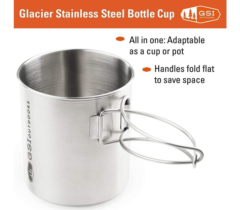 GSI Glacier Stainless Bottle Großer Becher 709 ml