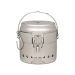 Pathfinder Edelstahl PFM40 Schwedisches Kochset 3-teilig