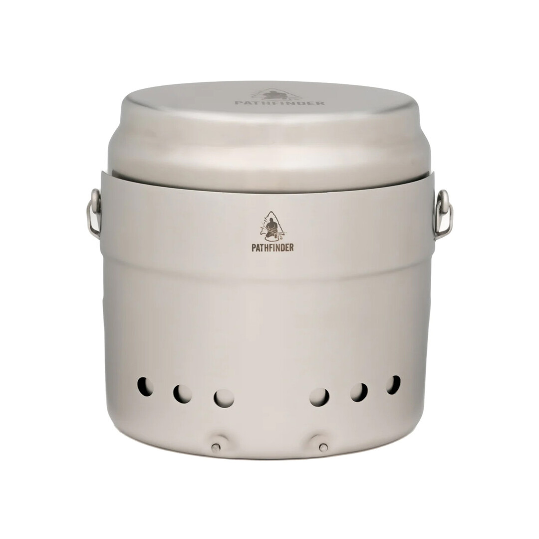 Pathfinder Edelstahl PFM40 Schwedisches Kochset 3-teilig