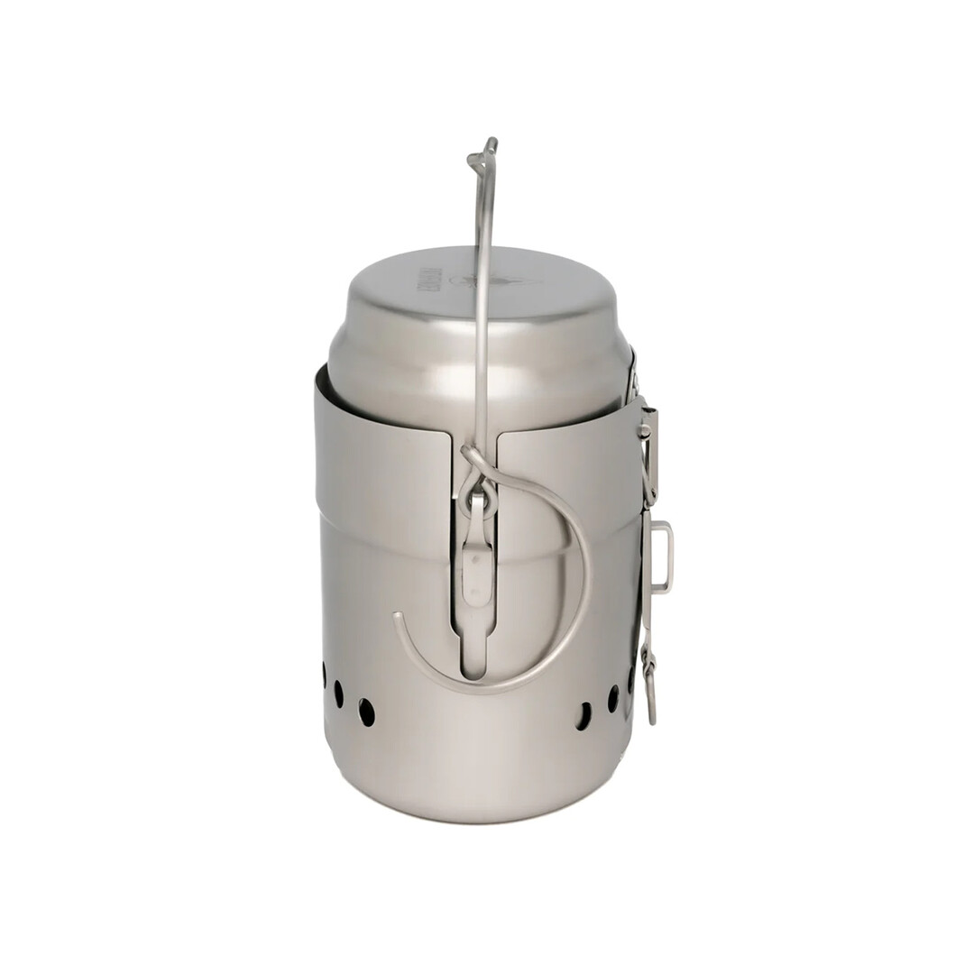 Pathfinder Edelstahl PFM40 Schwedisches Kochset 3-teilig