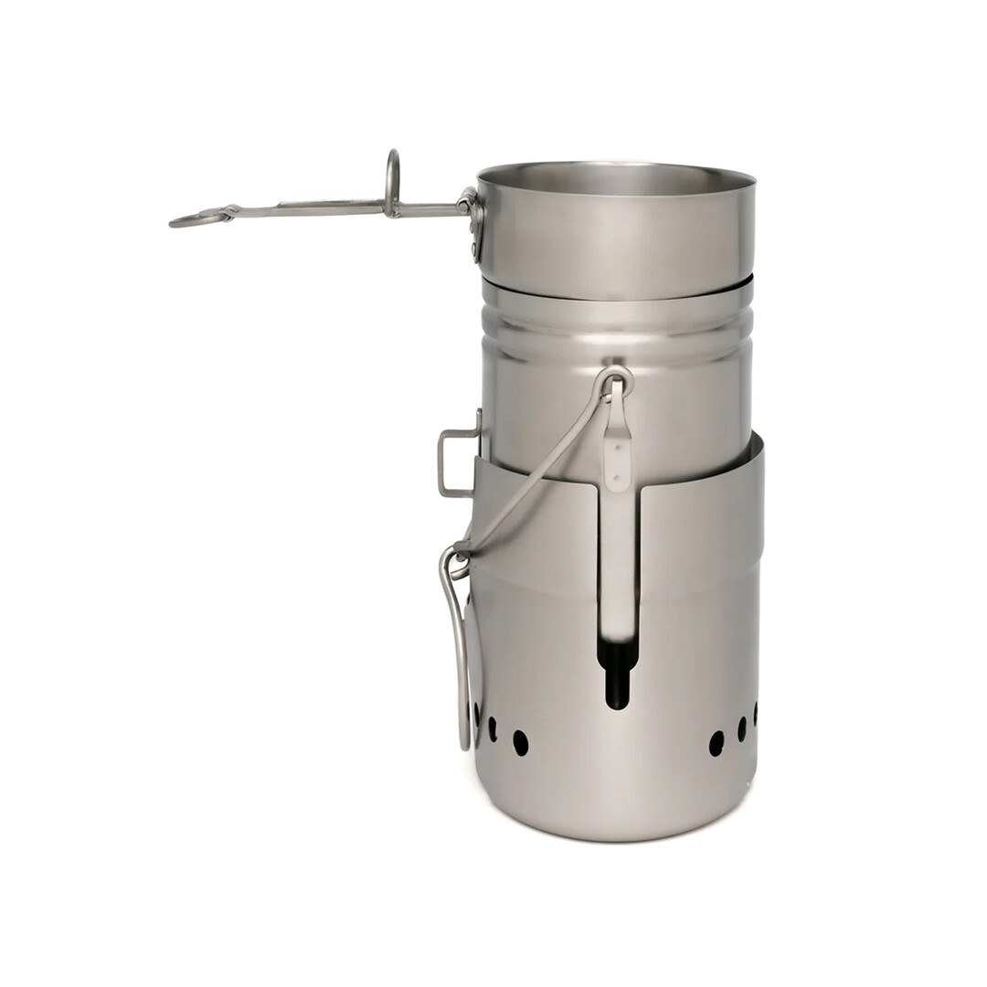 Pathfinder Edelstahl PFM40 Schwedisches Kochset 3-teilig