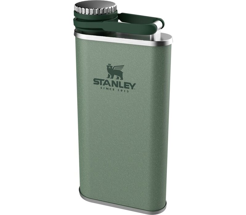 The Easy Fill Wide Mouth Flask 0,23L Hammertone Green