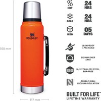 STANLEY The Legendary Classic Bottle 1,00L Blaze Orange