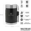 Stanley STANLEY The Legendary Food Jar und Spork 0,4L Matte Black