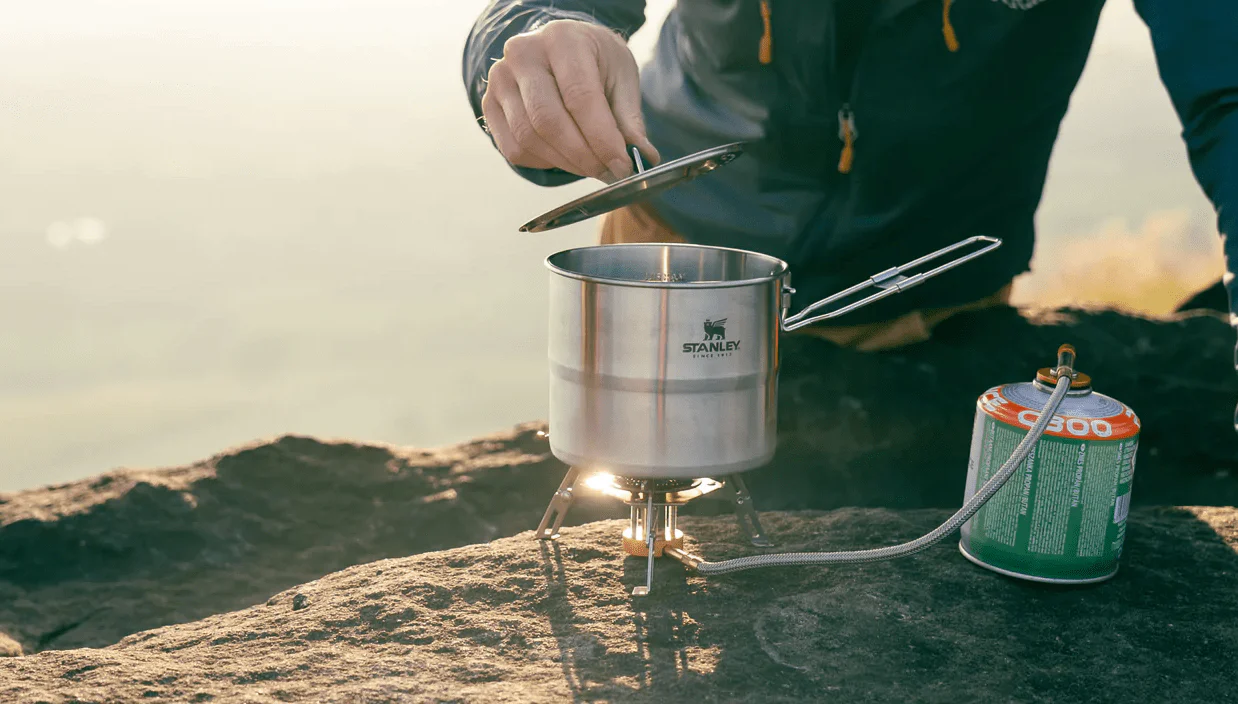 Stanley Adventure Stainless Steel Camping Cook Set For Two 1.0L