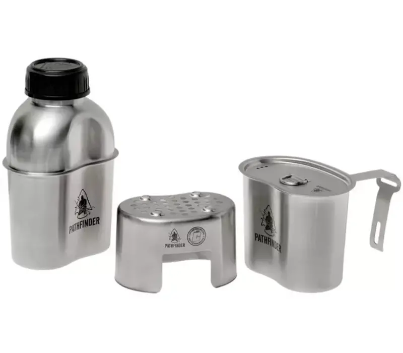 Pathfinder RVS Canteen Kook Set