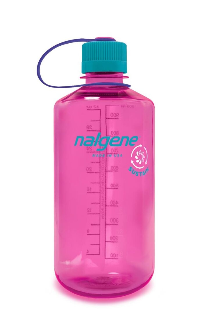 Nalgene NALGENE Narrow-Mouth 1 ltr drinkfles Electric Magenta Sustain