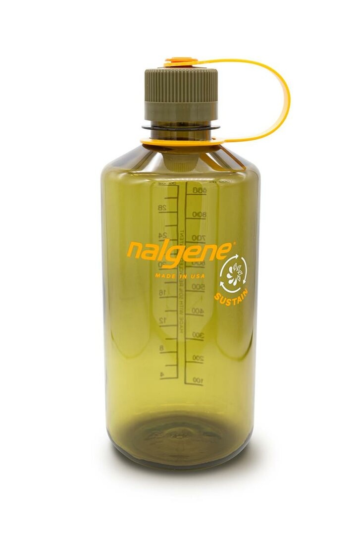 Nalgene NALGENE Narrow-Mouth 1 ltr drinkfles Olive Sustain