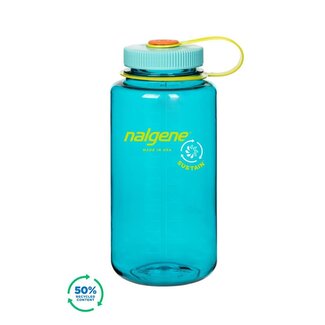 Nalgene NALGENE Wide-Mouth 1ltr trinkflasche Cerulean Sustain