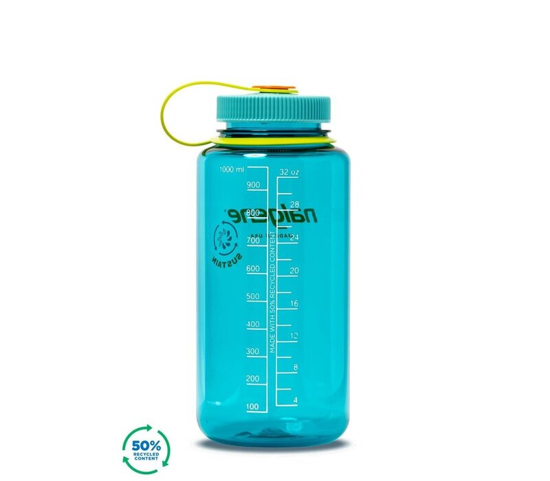 NALGENE Wide-Mouth 1ltr trinkflasche Cerulean Sustain