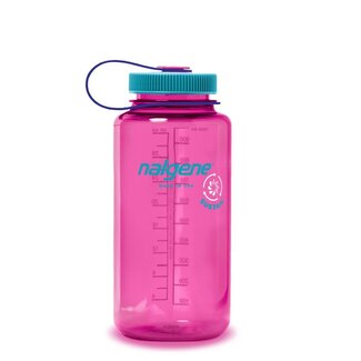 Nalgene NALGENE Wide-Mouth 1ltr drinking bottle Electric Magenta Sustain