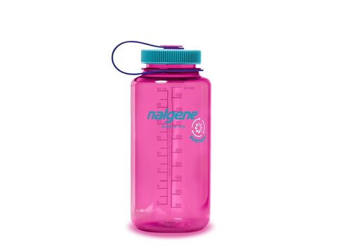 Nalgene NALGENE Wide-Mouth 1ltr drinking bottle Electric Magenta Sustain