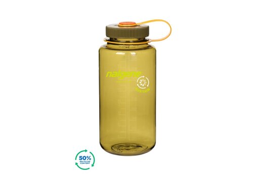 Nalgene NALGENE Wide-Mouth 1ltr drinking bottle Olive Sustain