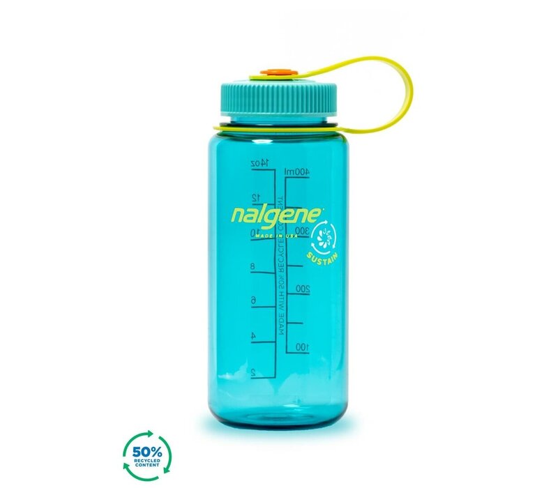 NALGENE Wide-Mouth 500ml Drinkfles Cerulean Sustain