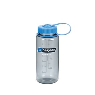 Nalgene NALGENE Wide-Mouth 500ml Drinking Bottle Gray Sustain