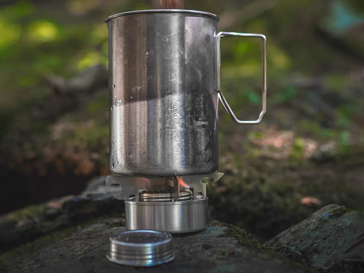 Pathfinder Bush Pot Stove / Estufa Camping para lata de alcohol