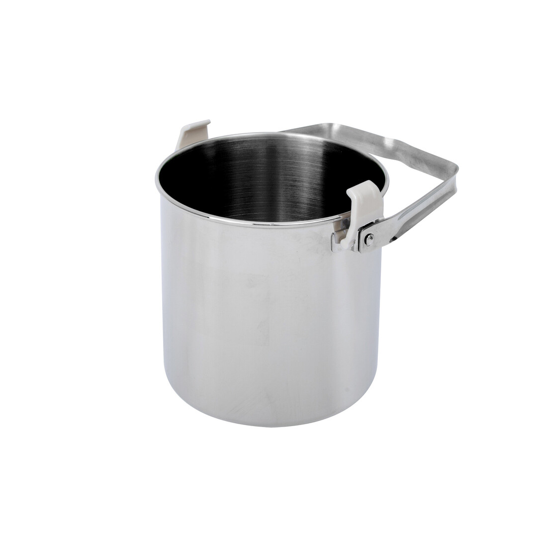 BasicNature Stainless Steel Pot 'Billy Can' 2 L