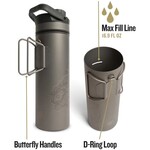 Grayl UltraPress Purifier Titanium Flasche mit Wasserfilter - 500ml