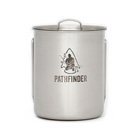 Pathfinder stainless steel Bottle Cooking Set with mug and stove