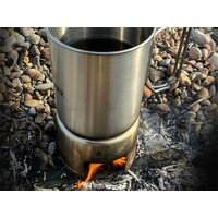 Pathfinder RVS Drinkfles Kookset met beker en stove