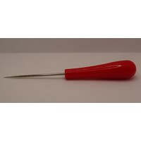 Awl with plastic handle for leather processing