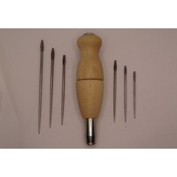 Griffeinsatz Ahle Set Holz