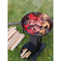 Origin Outdoors Gietijzeren Skillet Ø 26 cm - Gepolijst