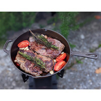 Origin Outdoors Gusseisern Skillet Ø 31 cm - Poliert