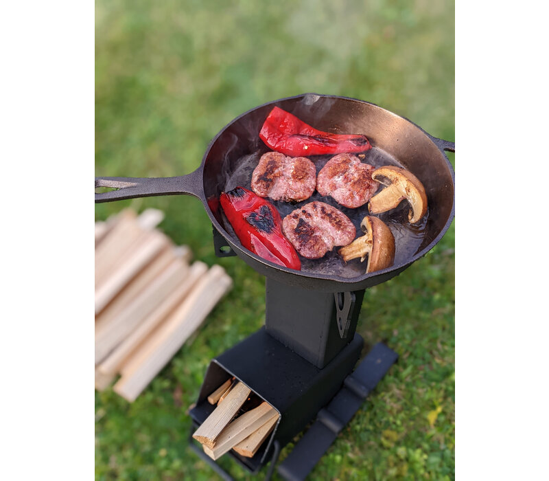 Origin Outdoors Gietijzeren Skillet Ø 31 cm - Gepolijst