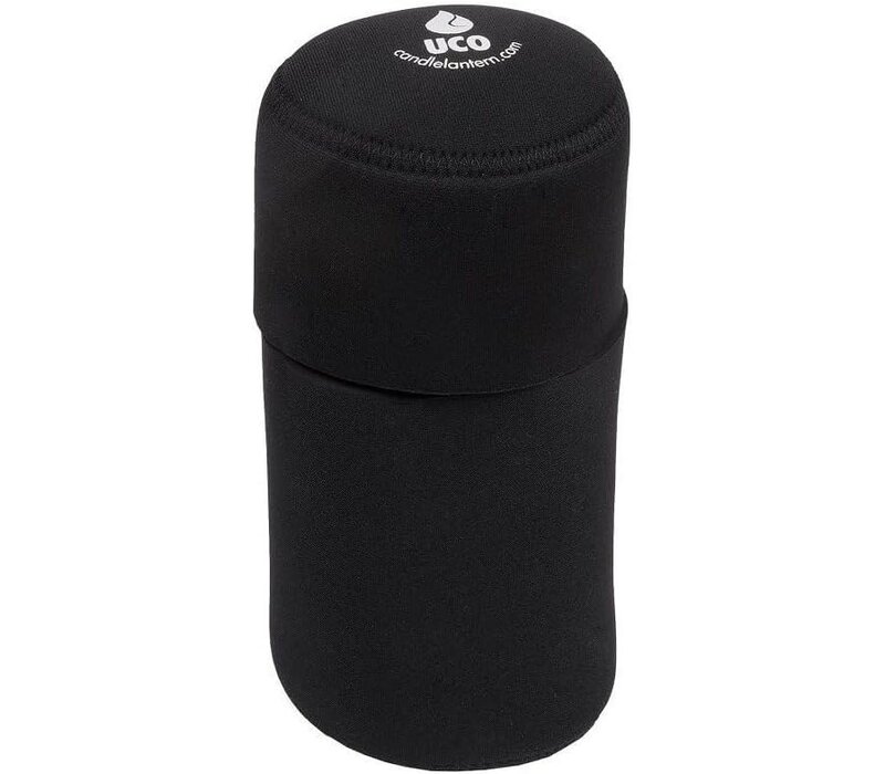 UCO Candle Lantern Cocoon, Black Neoprene - KnifeCenter - L-BAG-CO