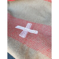 Swiss style Wool blanket 130 x 200 cm