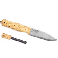 Casstrom Lars falt Knife Curly Birch with firesteel