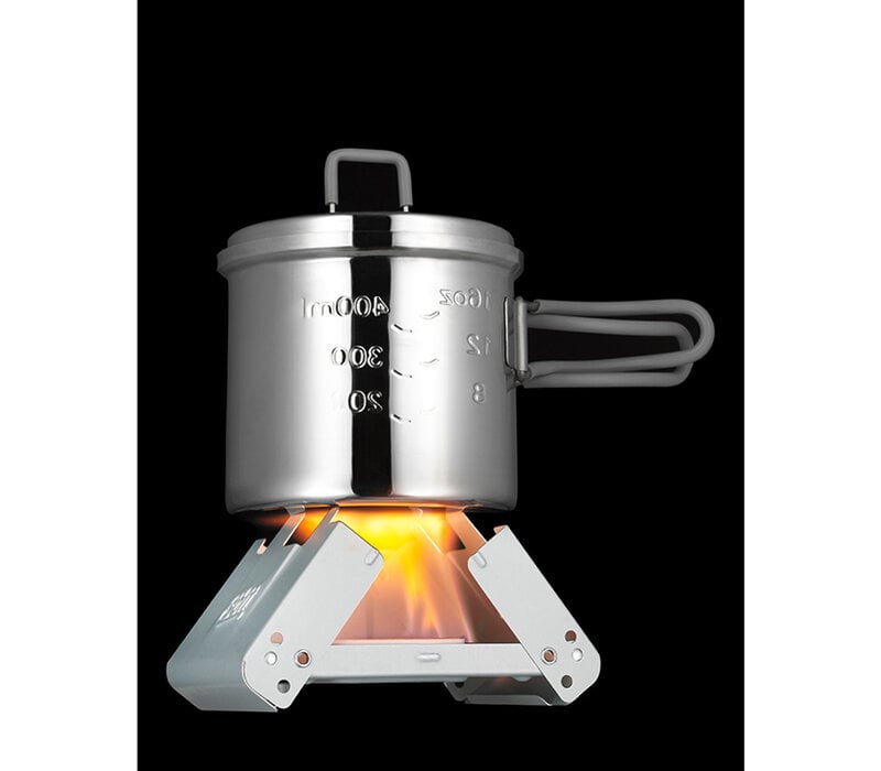 Esbit Medium Pocket stove stainless steel incl. 2x27 gram solid fuel tablets