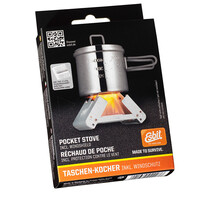 Esbit Medium Pocket stove stainless steel incl. 2x27 gram solid fuel tablets