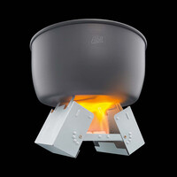 Esbit Pocket stove L RVS met 12x14GR solid fuel