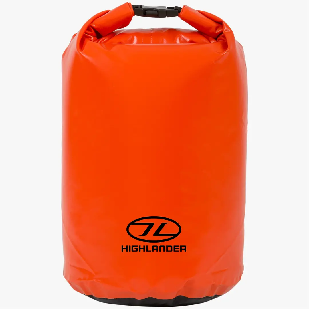 Highlander Tri Laminate PVC Dry Bag, Small 16L Orange