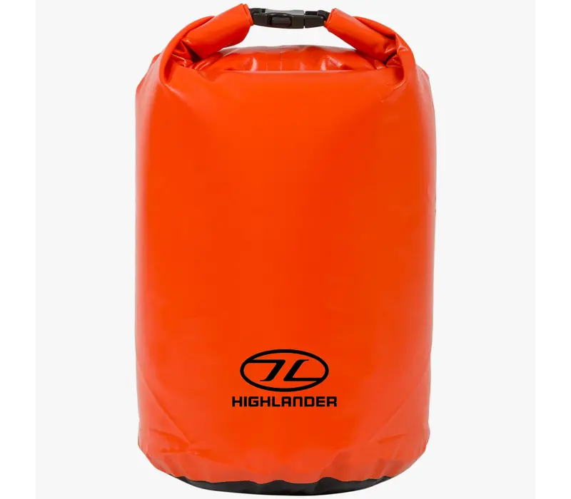Highlander Tri Laminate PVC Dry Bag, Small 16L Orange