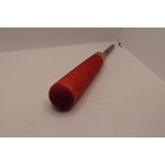 Awl with wooden handle red
