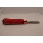 Awl with wooden handle red