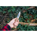 BeaverCraft BSH2 Glacier Bushcraft Messer Walnuss