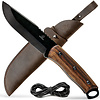 Beavercraft BeaverCraft Carbon Steel Bushcraft Knife Walnut BSH4