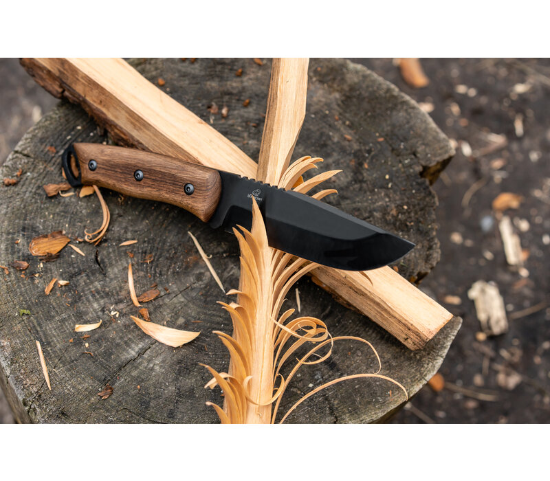 BeaverCraft Carbon Steel Bushcraft Knife Walnut BSH4