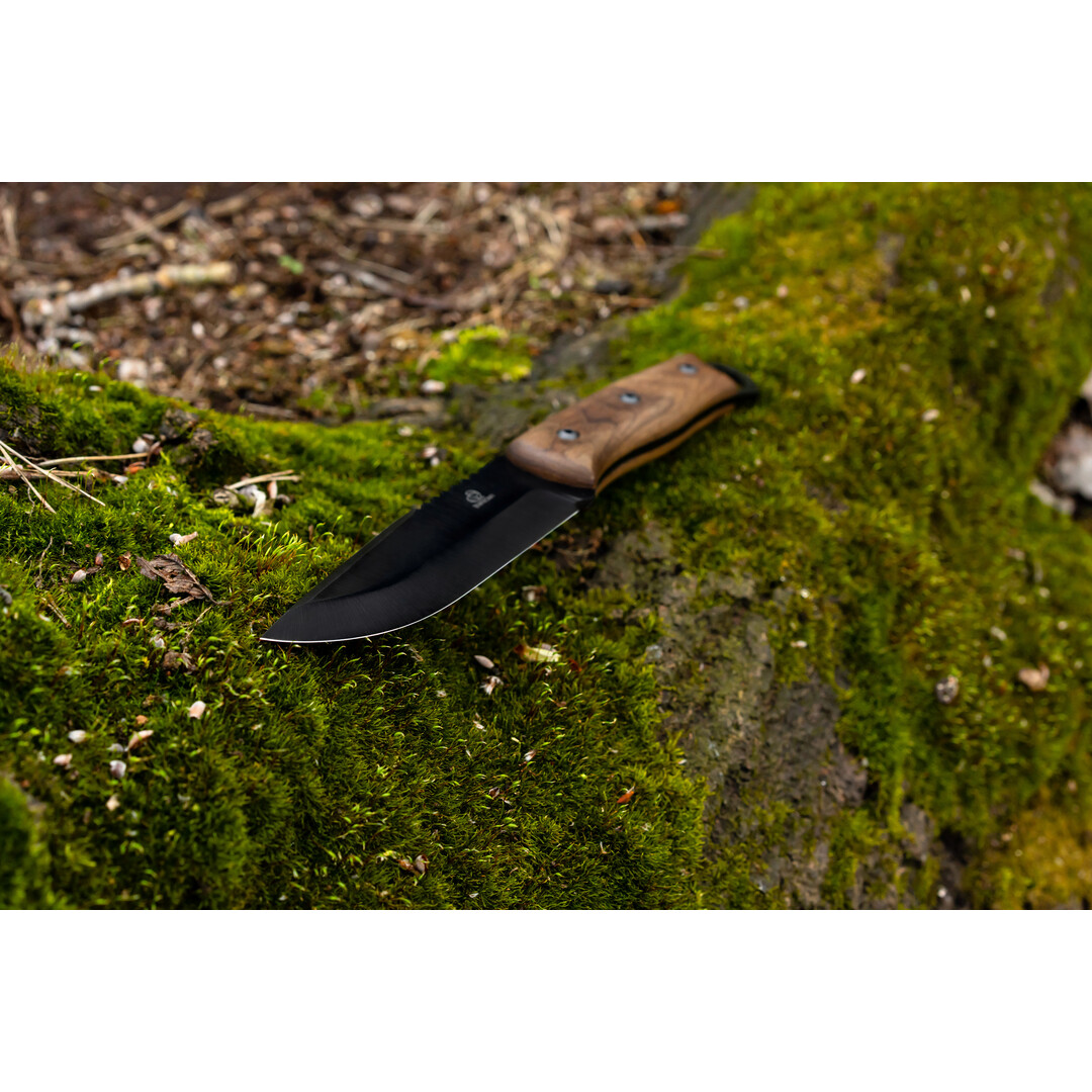 BeaverCraft Carbon Steel Bushcraft Knife Walnut BSH4