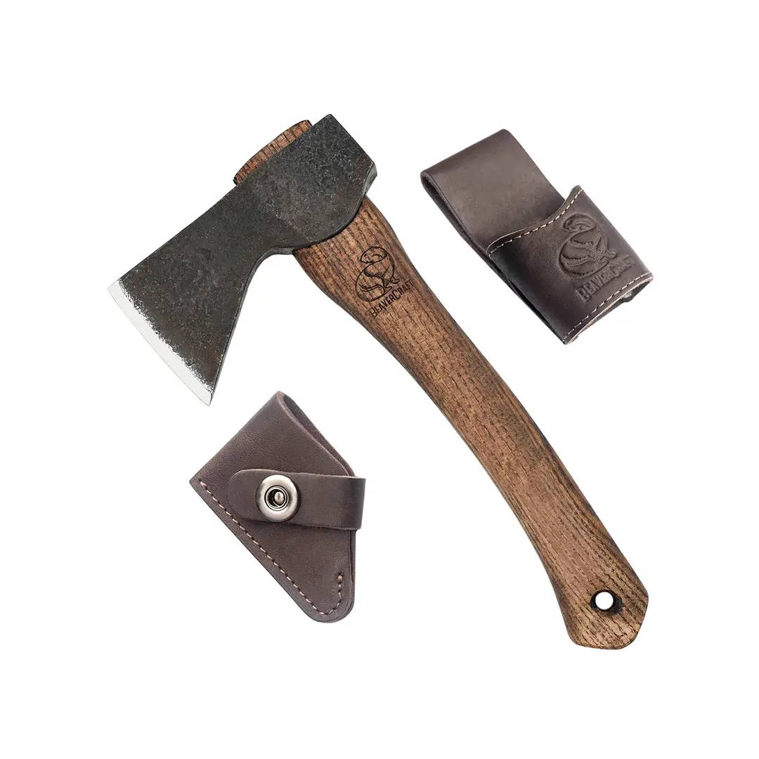 BeaverCraft Compact Bushcraft Schnitzbeil AX1