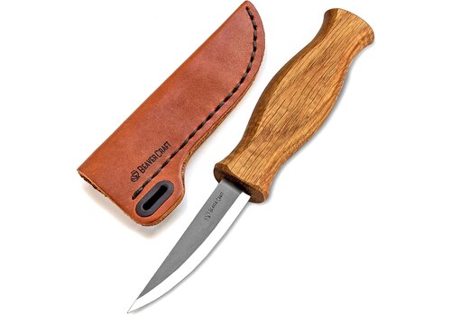 Beavercraft BeaverCraft C4S Whittling Knife With Leather Sheath